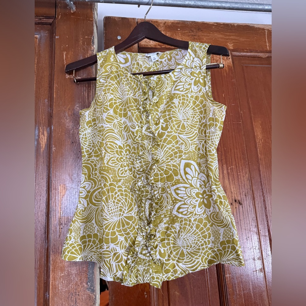 Banana Republic Floral Tank Blouse